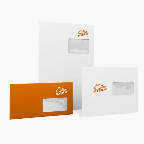 Enveloppes avec fenêtre à droite