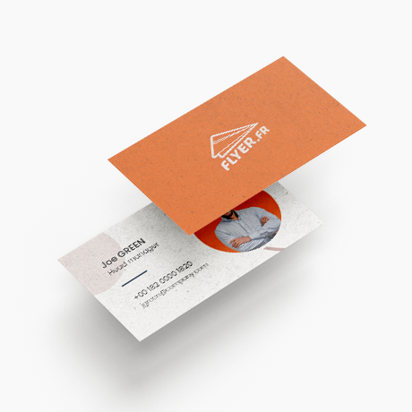 Cartes de visite pliables écologiques